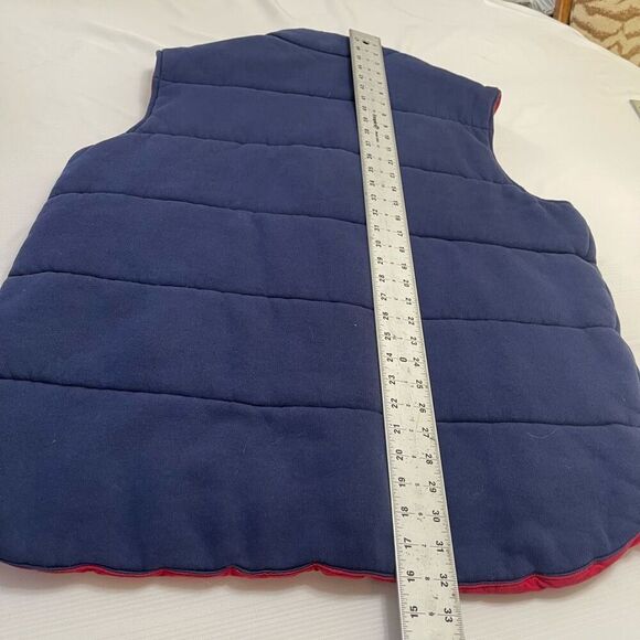 Polo Ralph Lauren Ripstop Lined VTG Puffer Vest Navy Hunting Hiking Size XXL - Picture 8 of 8